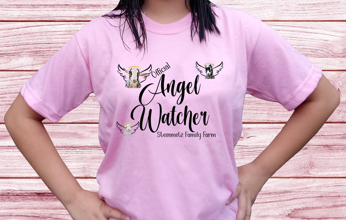 Angel Watcher Adult Short Sleeve Shirt