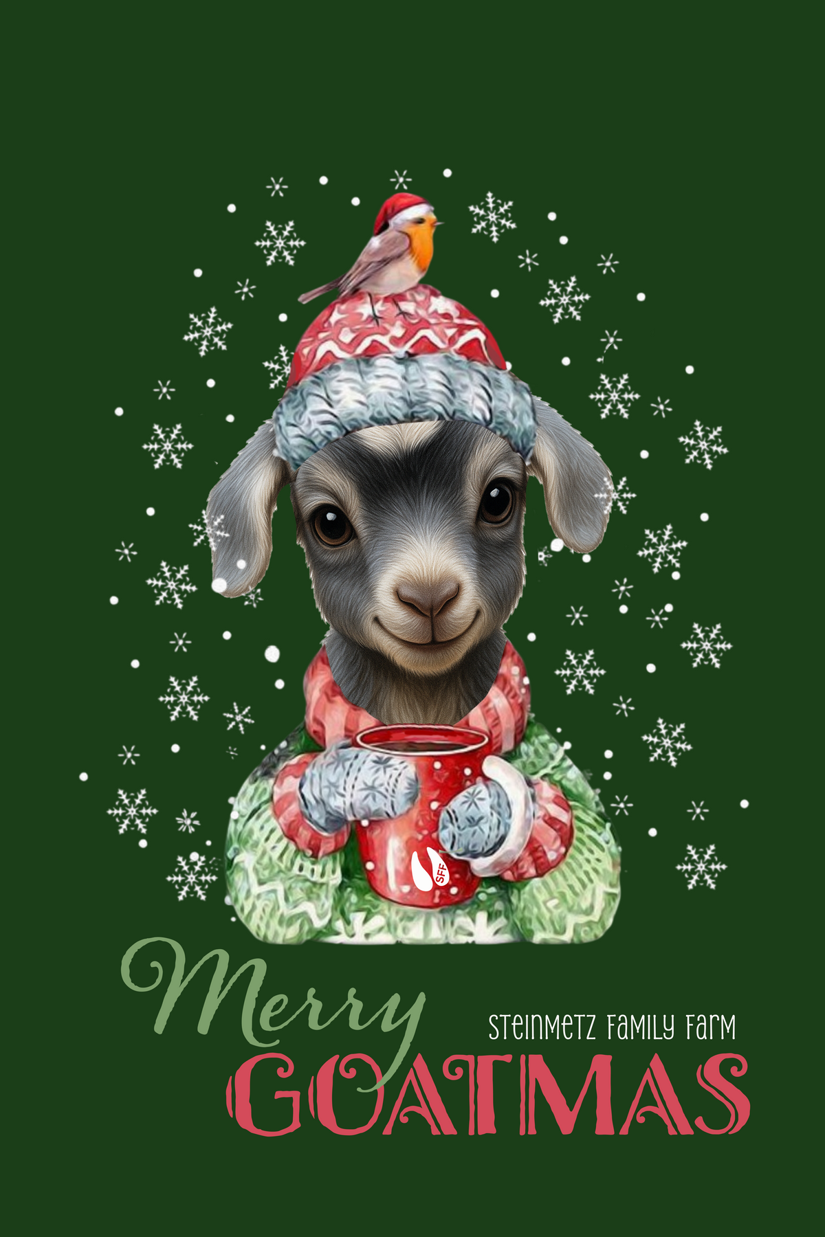 Kids Merry Goatmas Shirt